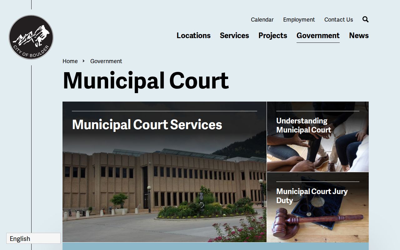Boulder criminal records at Boulder Municipal Court