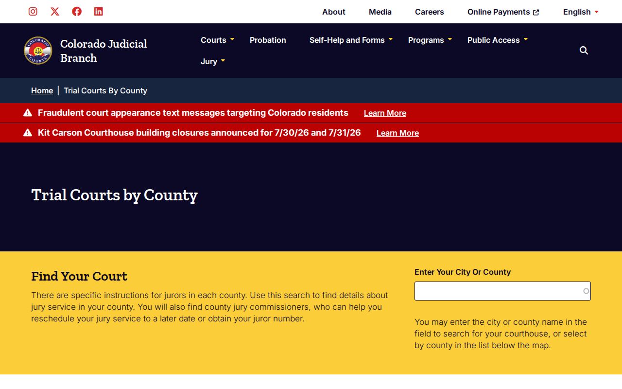 Boulder County criminal court cases 20th Judicial District
