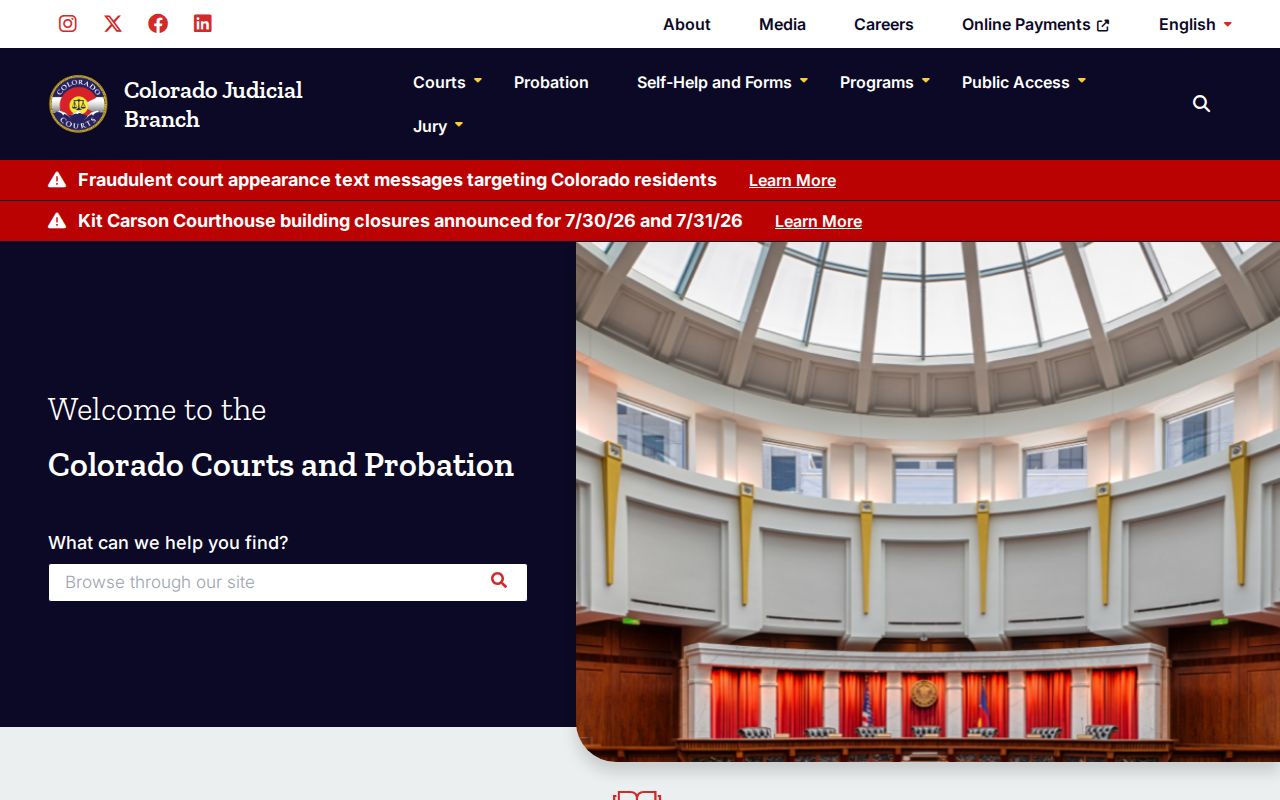 Boulder County criminal court case search guidance