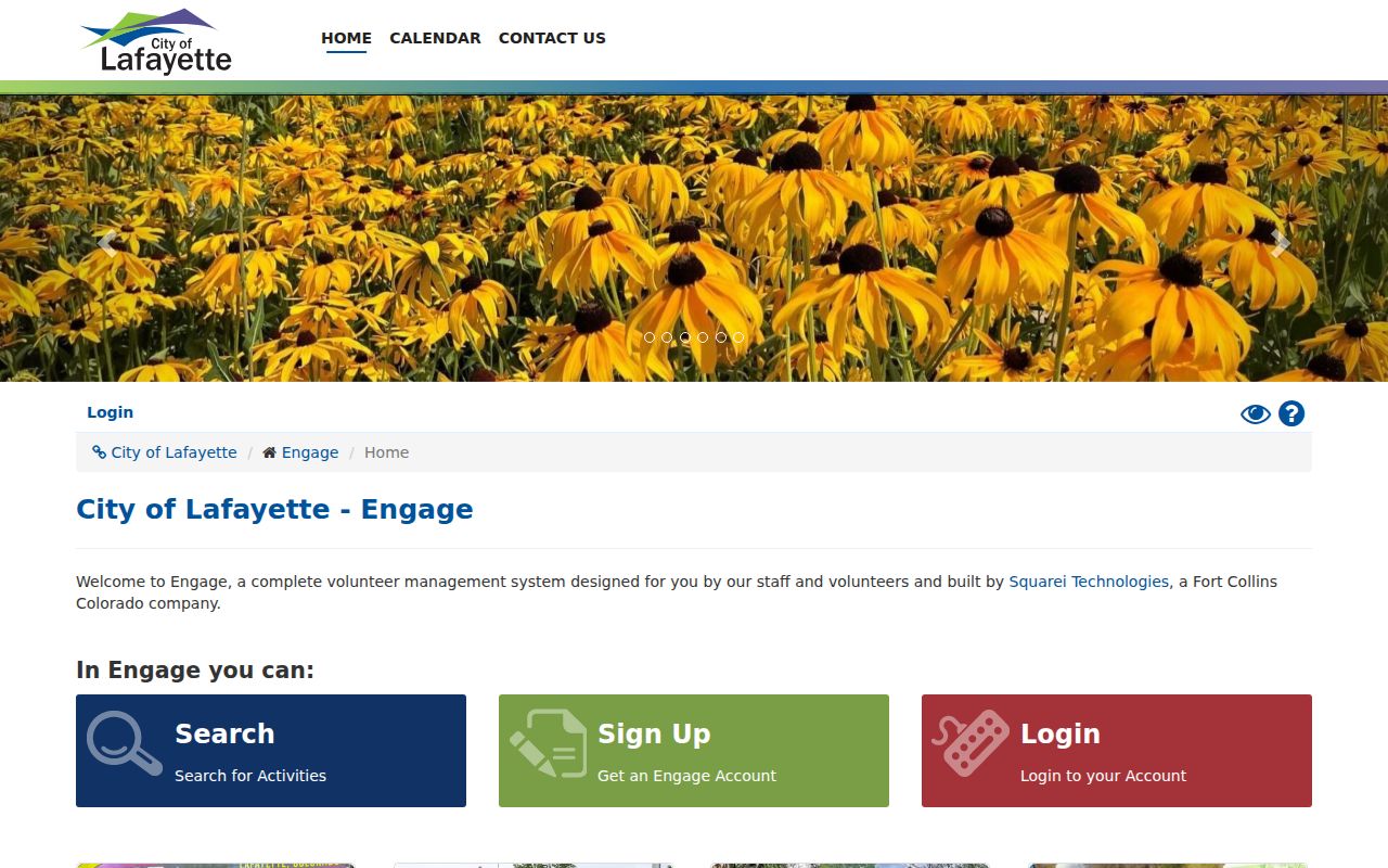 Lafayette Municipal Court criminal records page